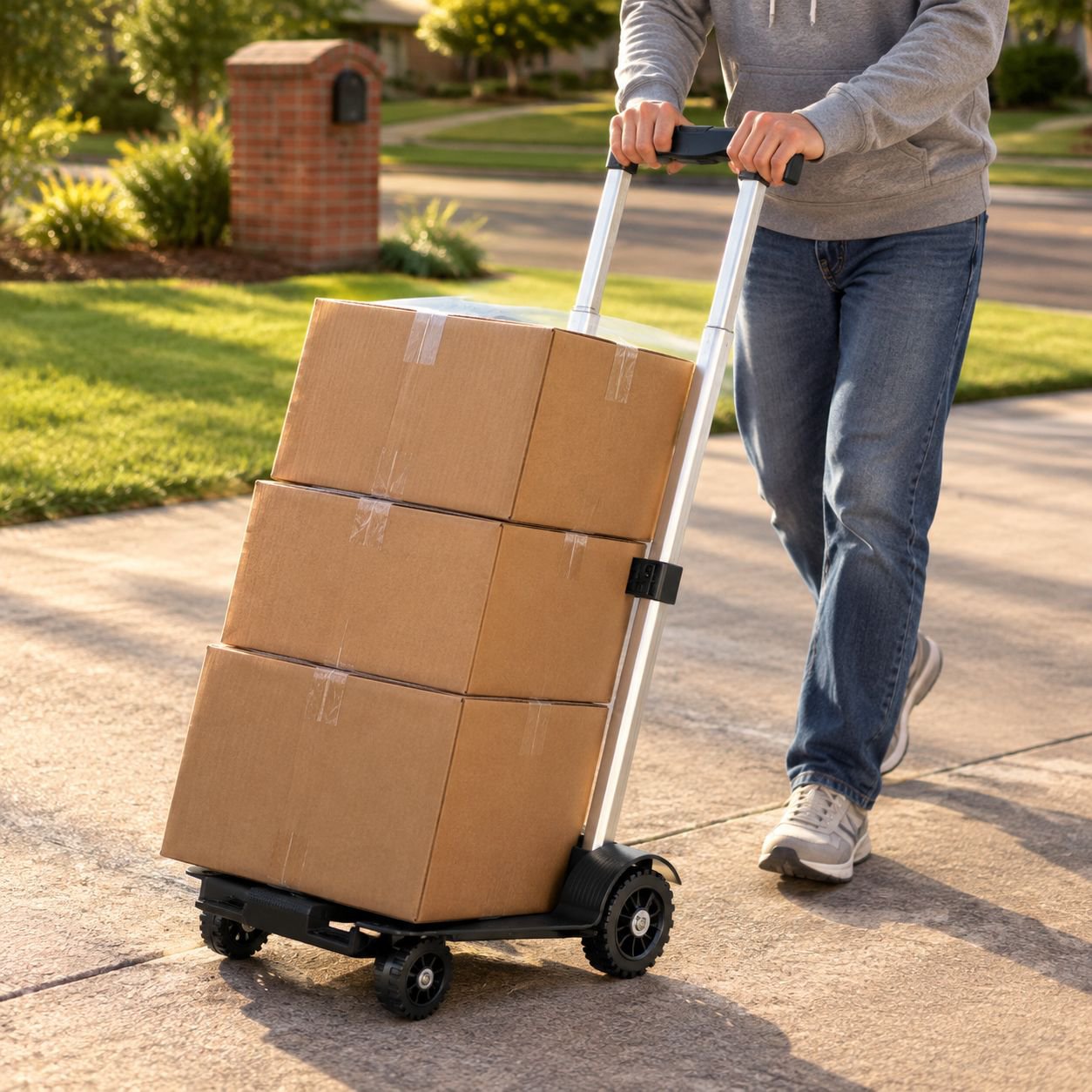 Multi-purpose Home Trolley for Express Delivery and Grocery Shopping