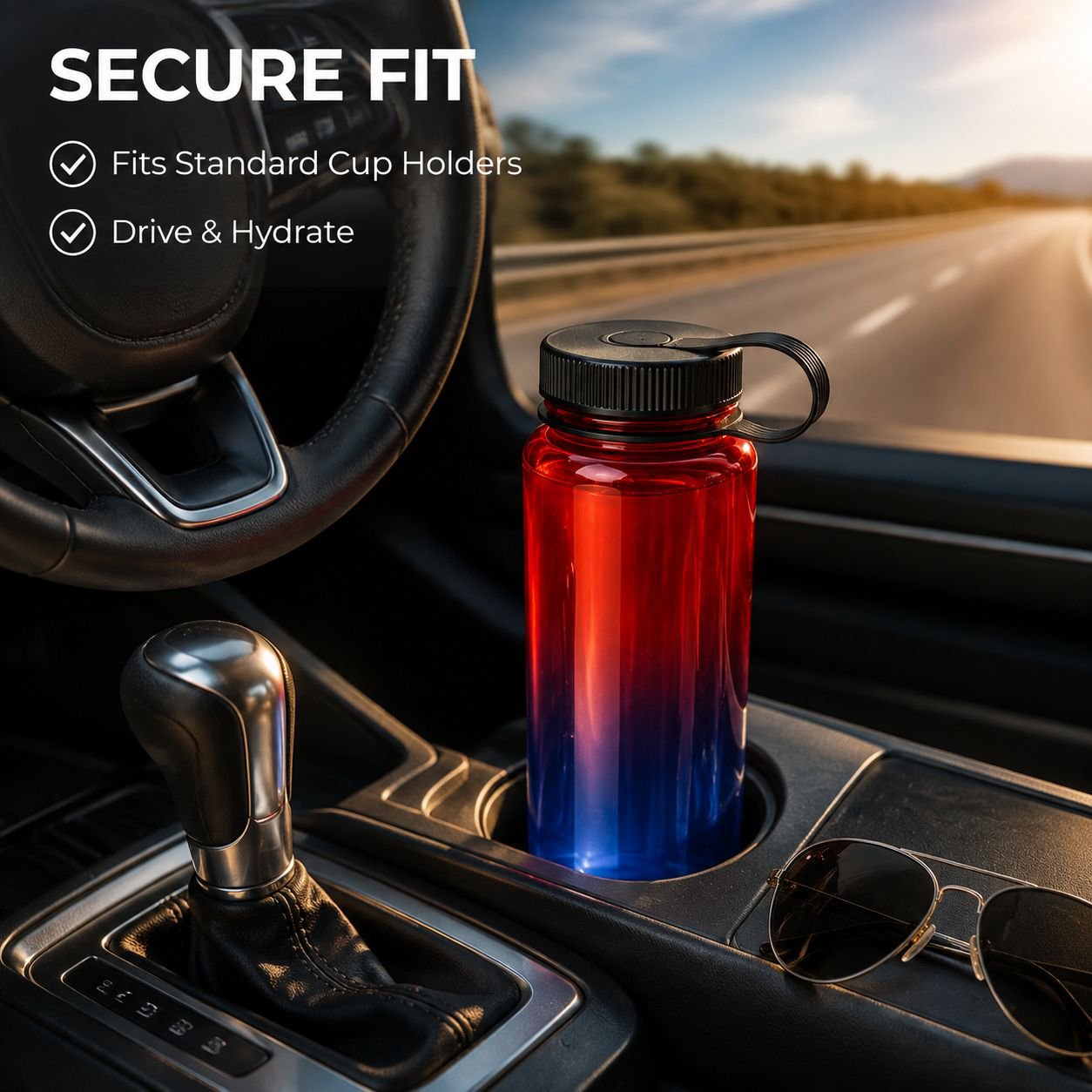 Tritan Plastic Sports Water Bottle