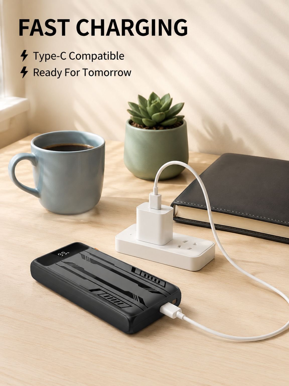 Super Fast Charging Air Conditioned Jacket Battery Set with 3-in-1 Fan