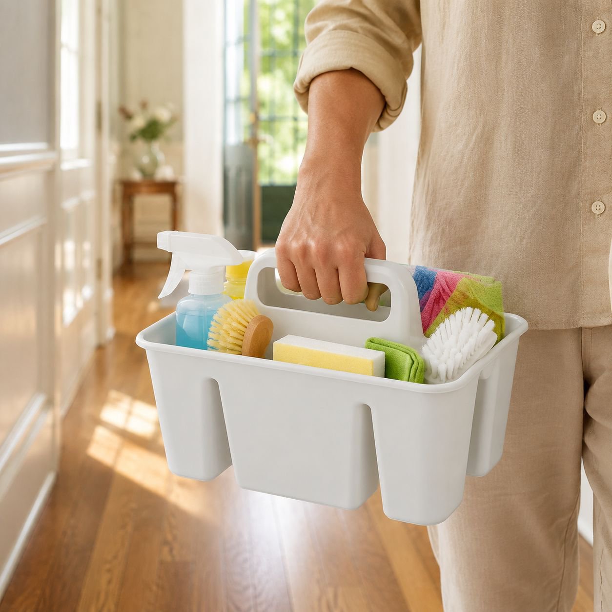 Portable Divided Utility Caddy