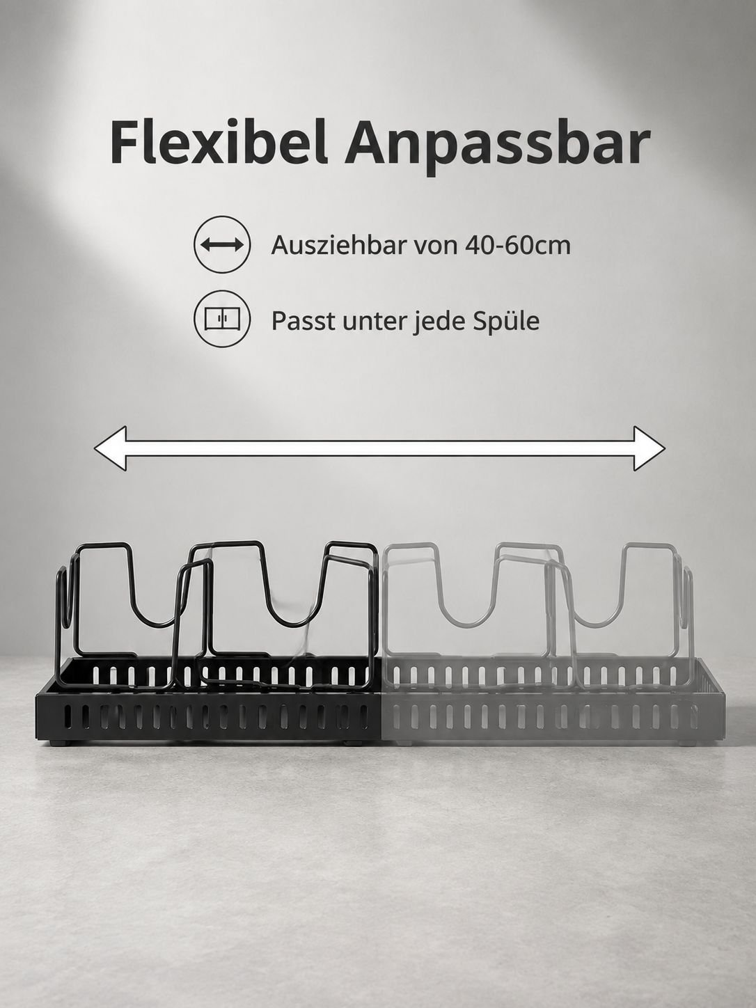Geschirr- und Topfdeckelhalter