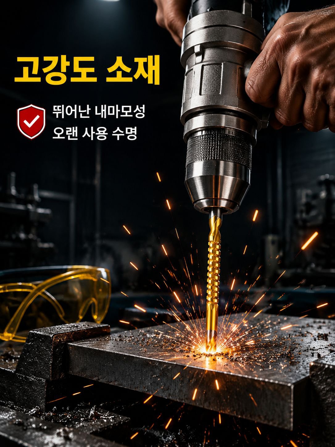 톱니 패턴 드릴 비트