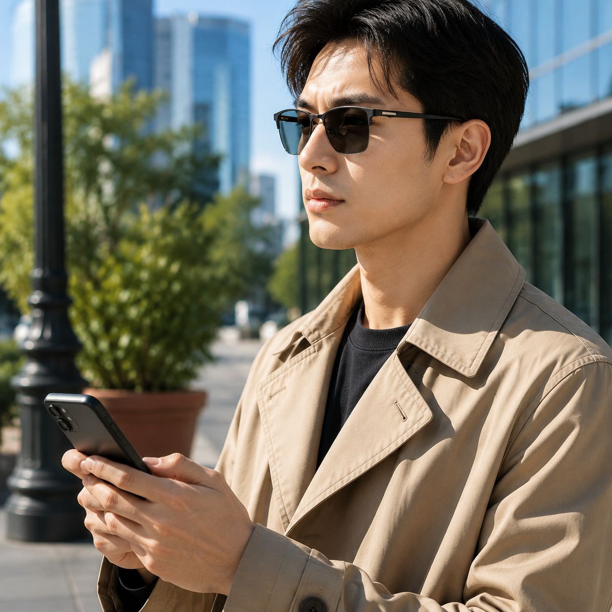 스마트 변색 다기능 돋보기 안경