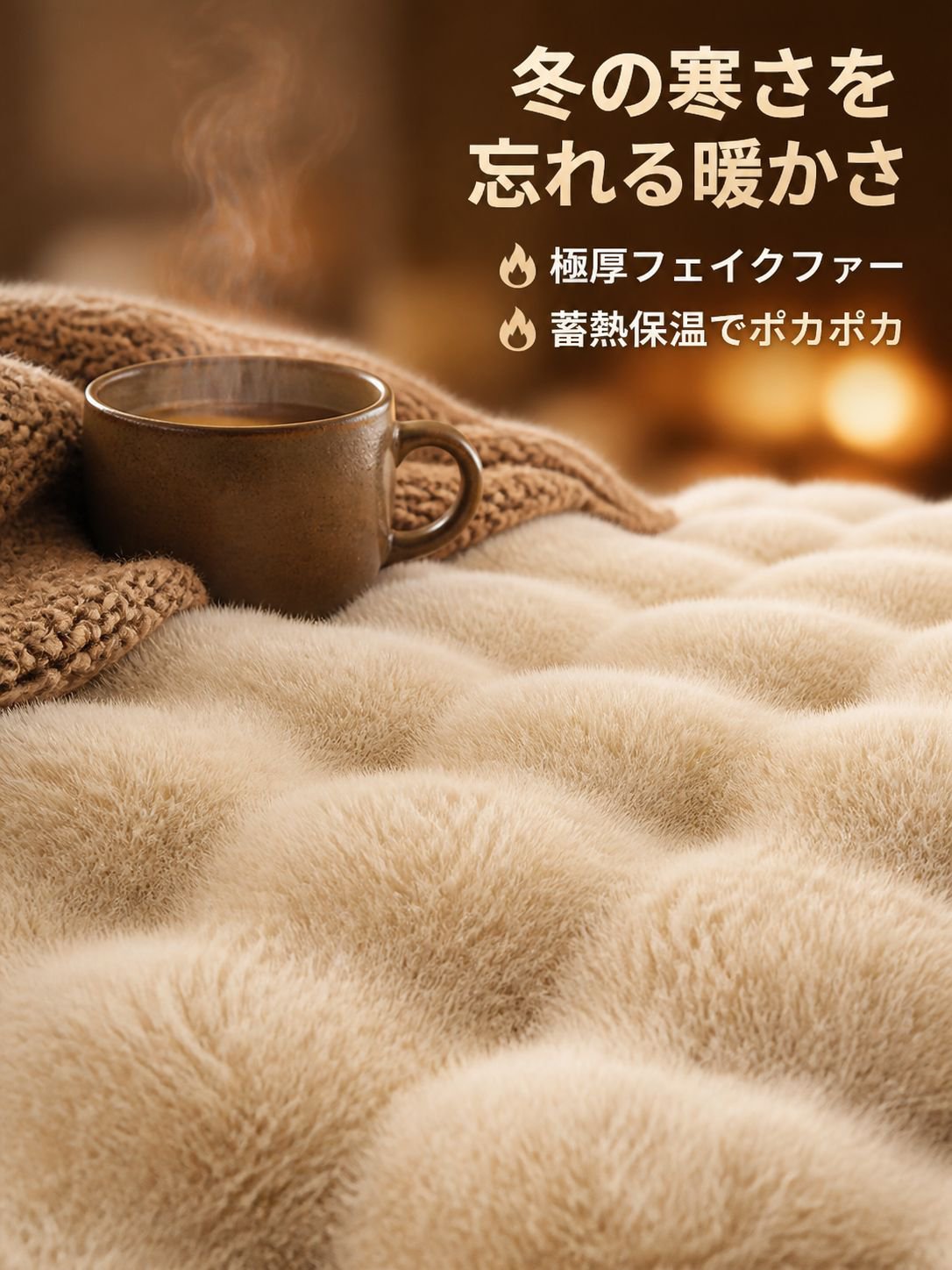 厚手で暖かいソファ用クッション