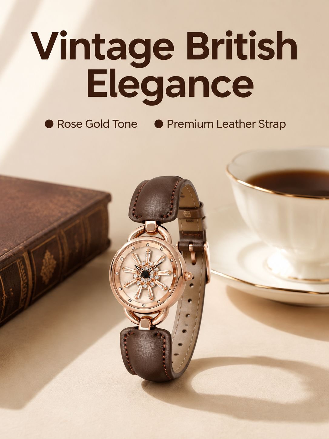 Goddess Waterproof Watch Snowflake Wristwatch Waterproof Wristwatch Snowflake Waterproof Watch