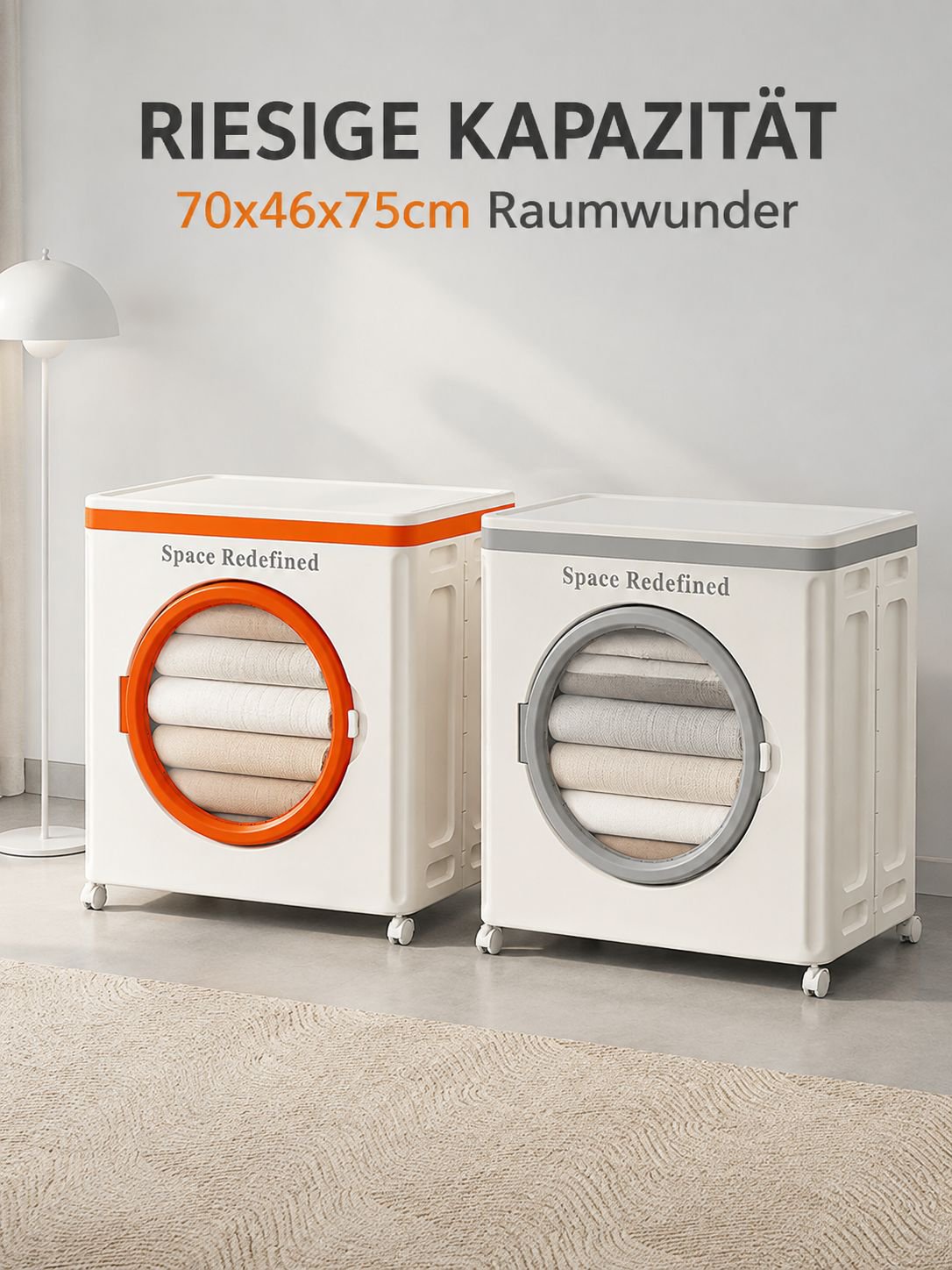 Überdimensionale Roll-Aufbewahrungsbox