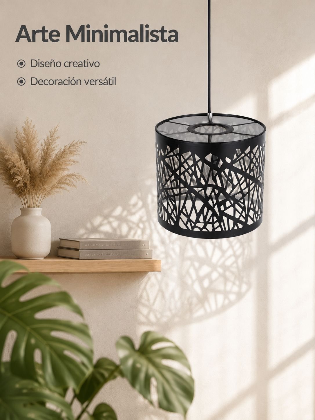Pantalla creativa con bombilla hueca