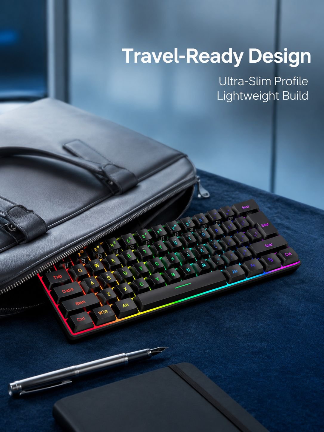 Portable Wired Keyboard