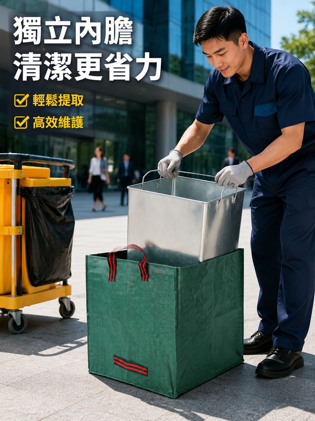 促進安全的庭園與公園專用垃圾箱