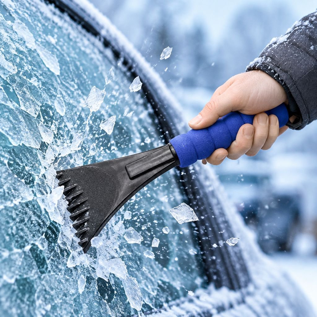 Multi-functional Snow and Ice Shovel