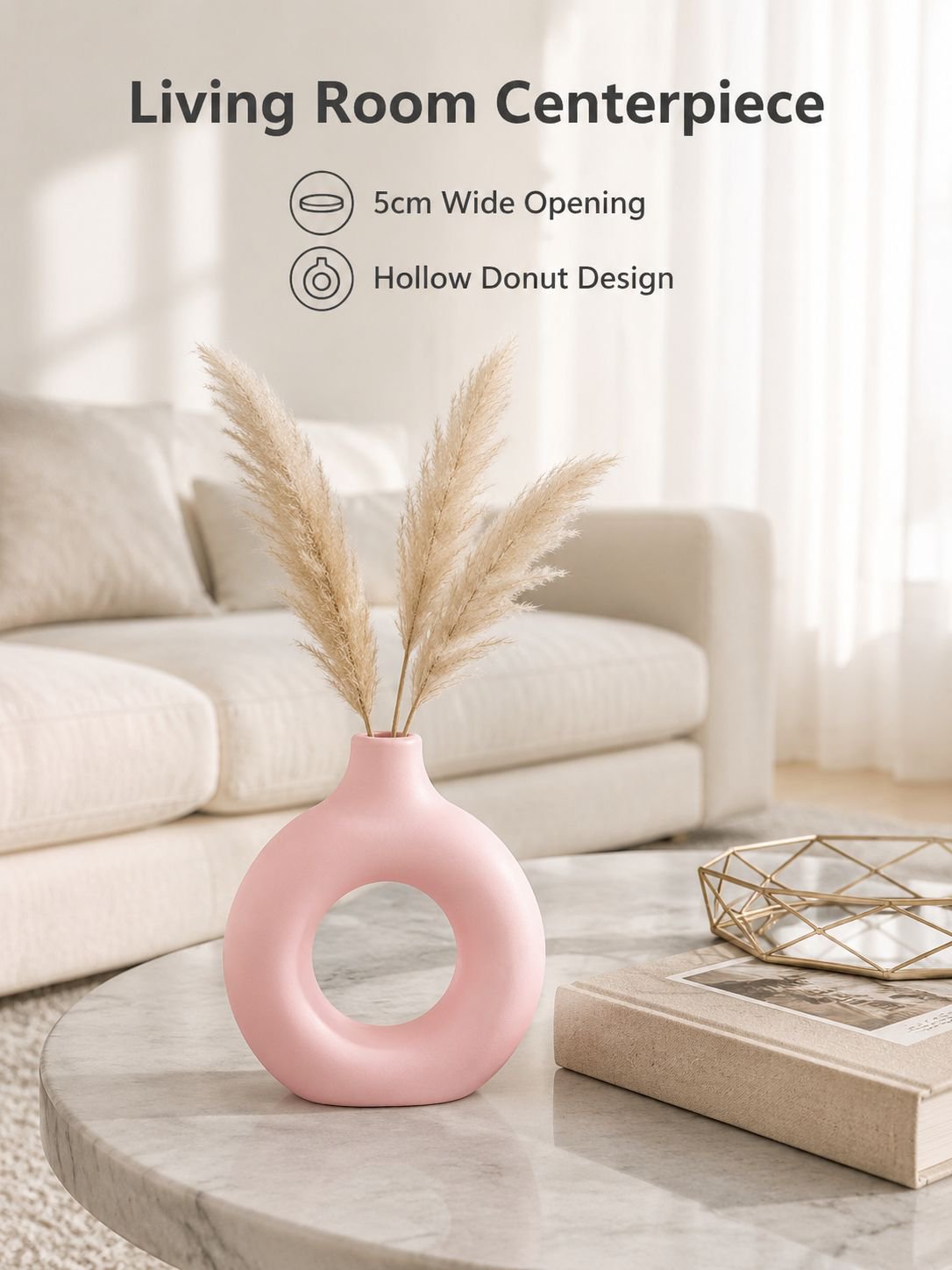 Creative Donut Vase Home Decoration
