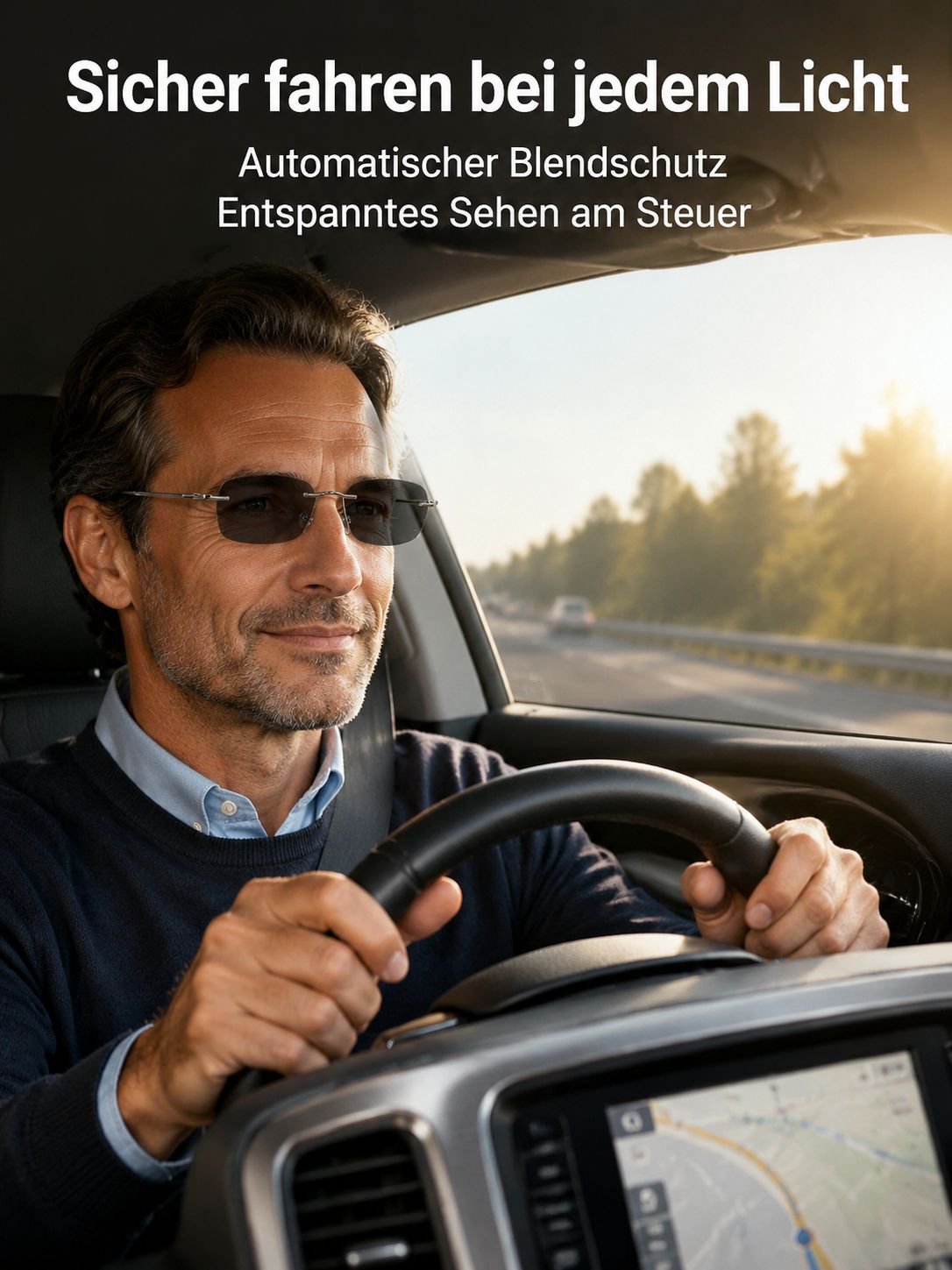 Neue randlose, photochrome, ultraleichte Business-Brillengestelle