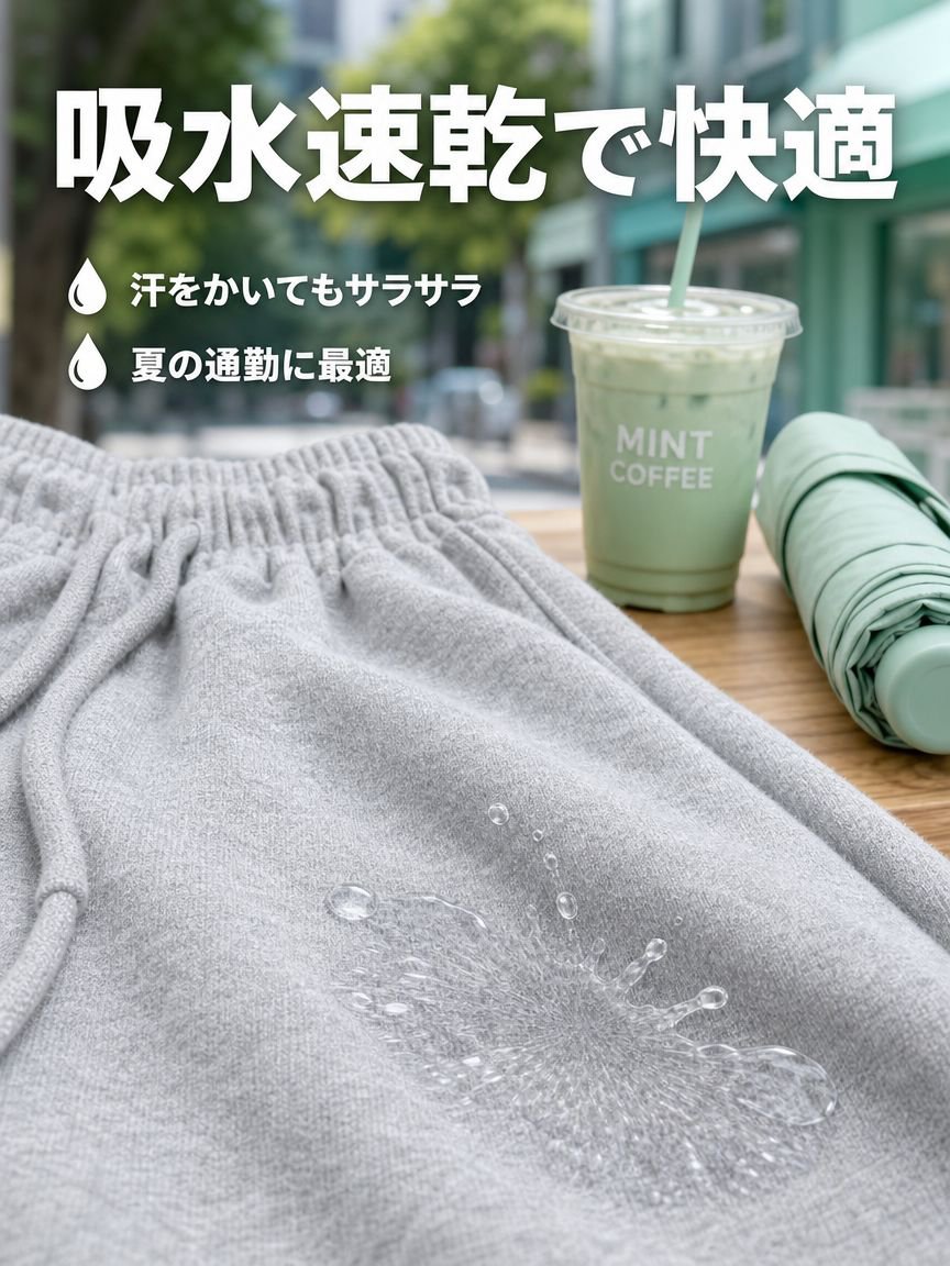 スポーツや日常使いに最適なワイドレッグパンツ