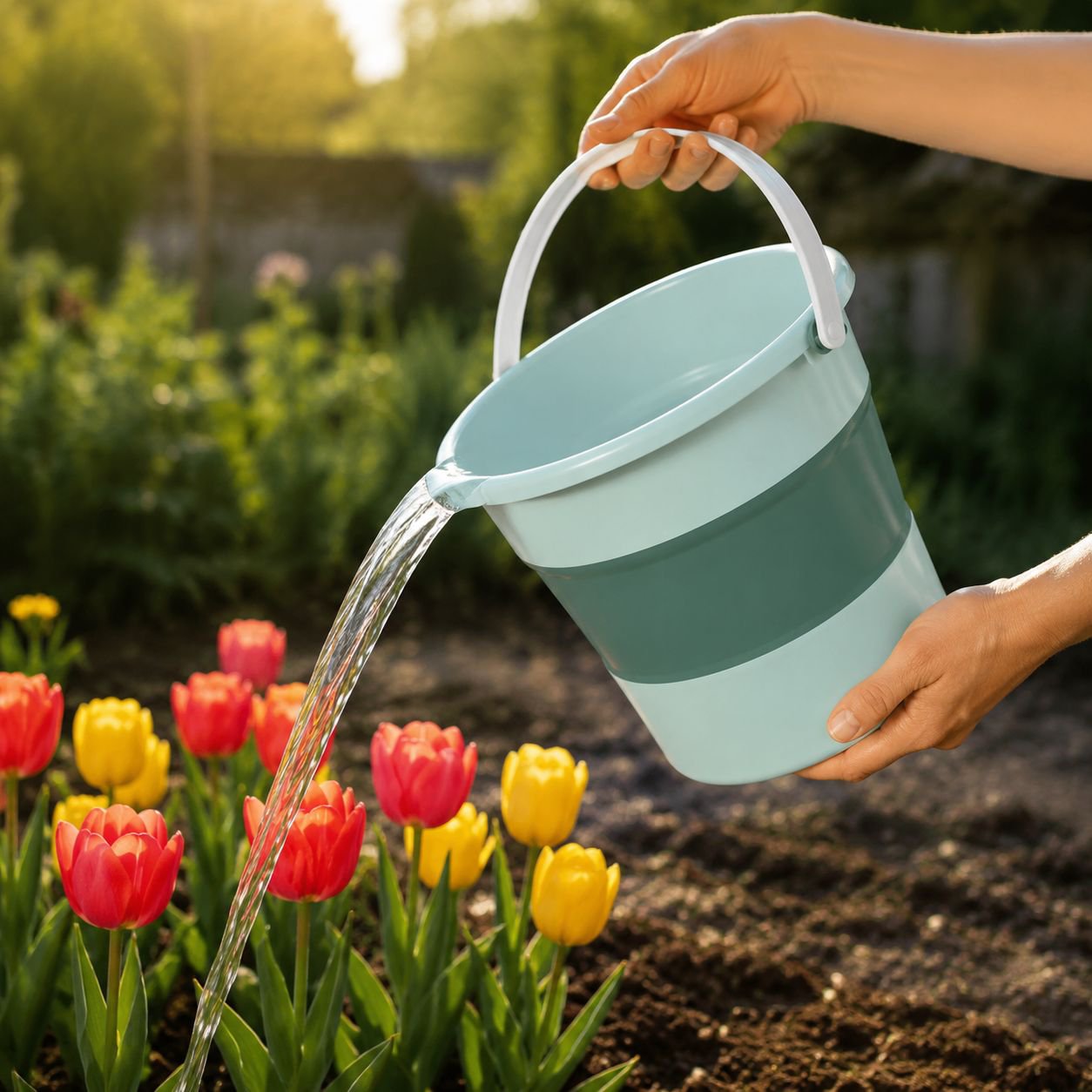 Lightweight multi-purpose bucket for home and garden