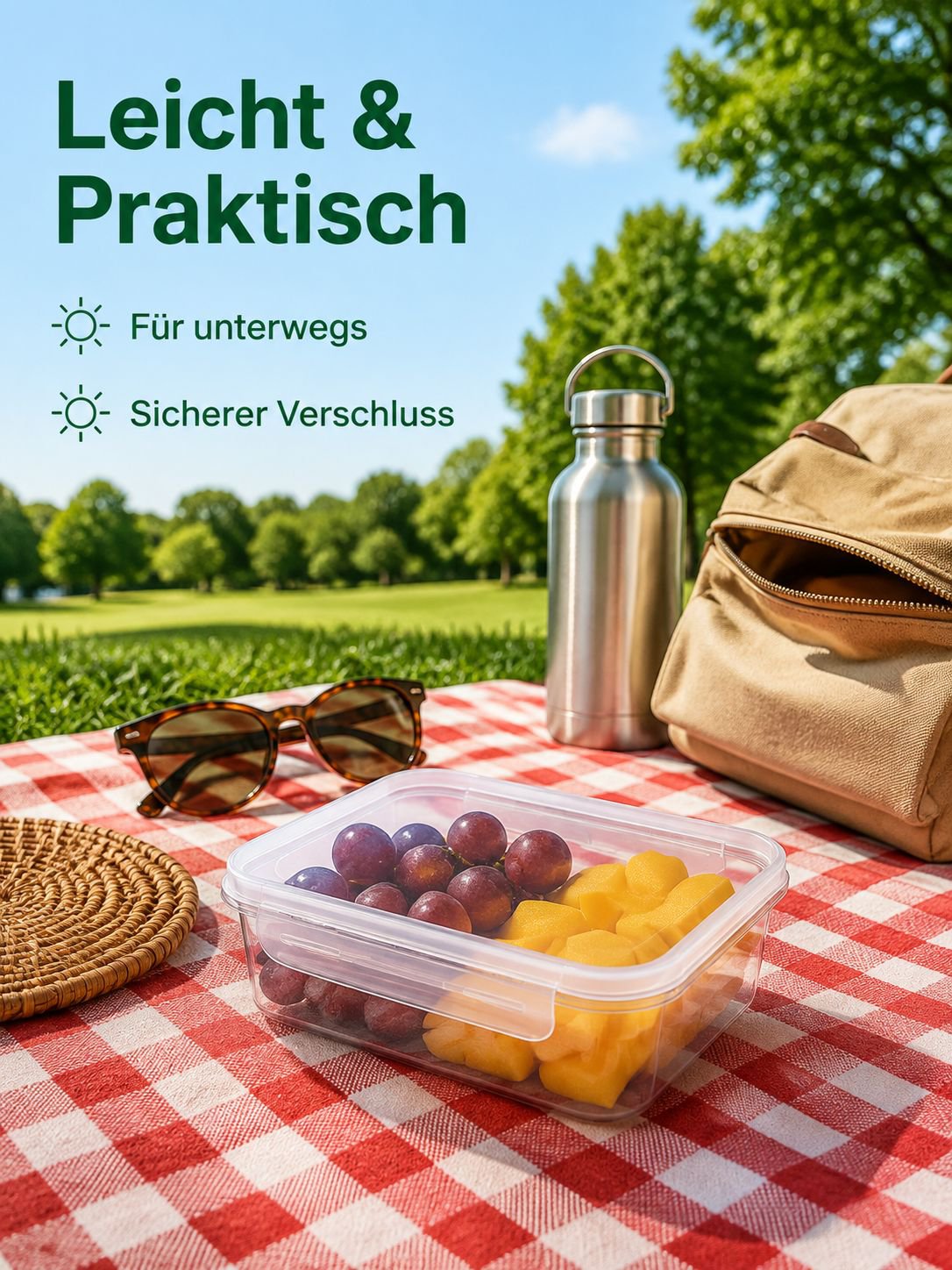 Einfache Reinigung und sichere Lebensmittel Aufbewahrung mit PP Box