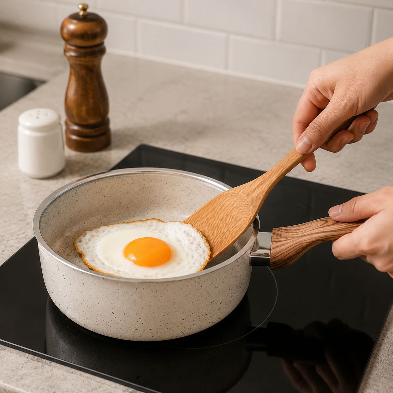 Household wheat stone nonstick pan frying pan pan pan milk pan snow pan soaking pan