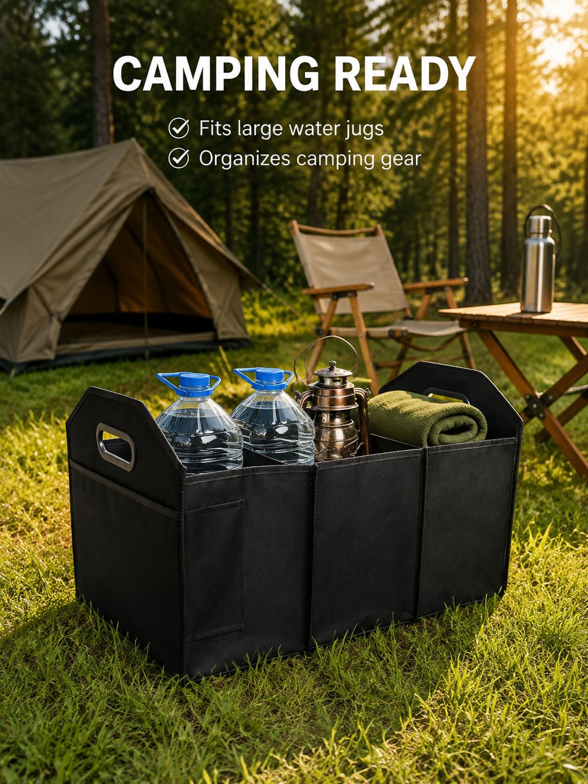 Foldable Oxford cloth car storage box