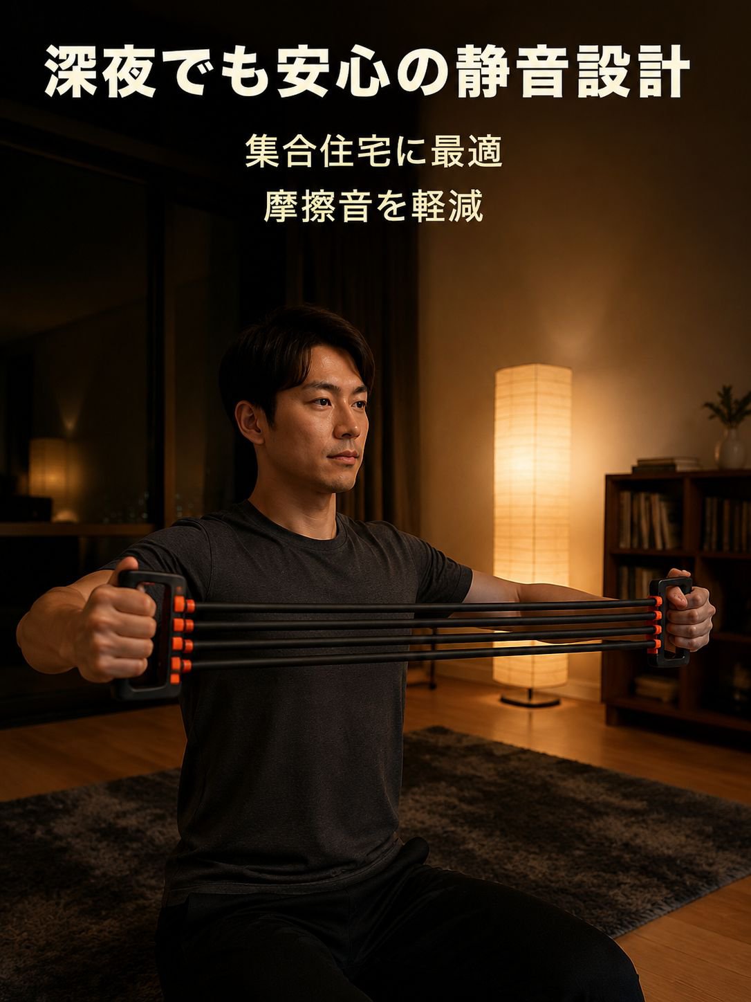 家庭用胸筋トレーニングバンド