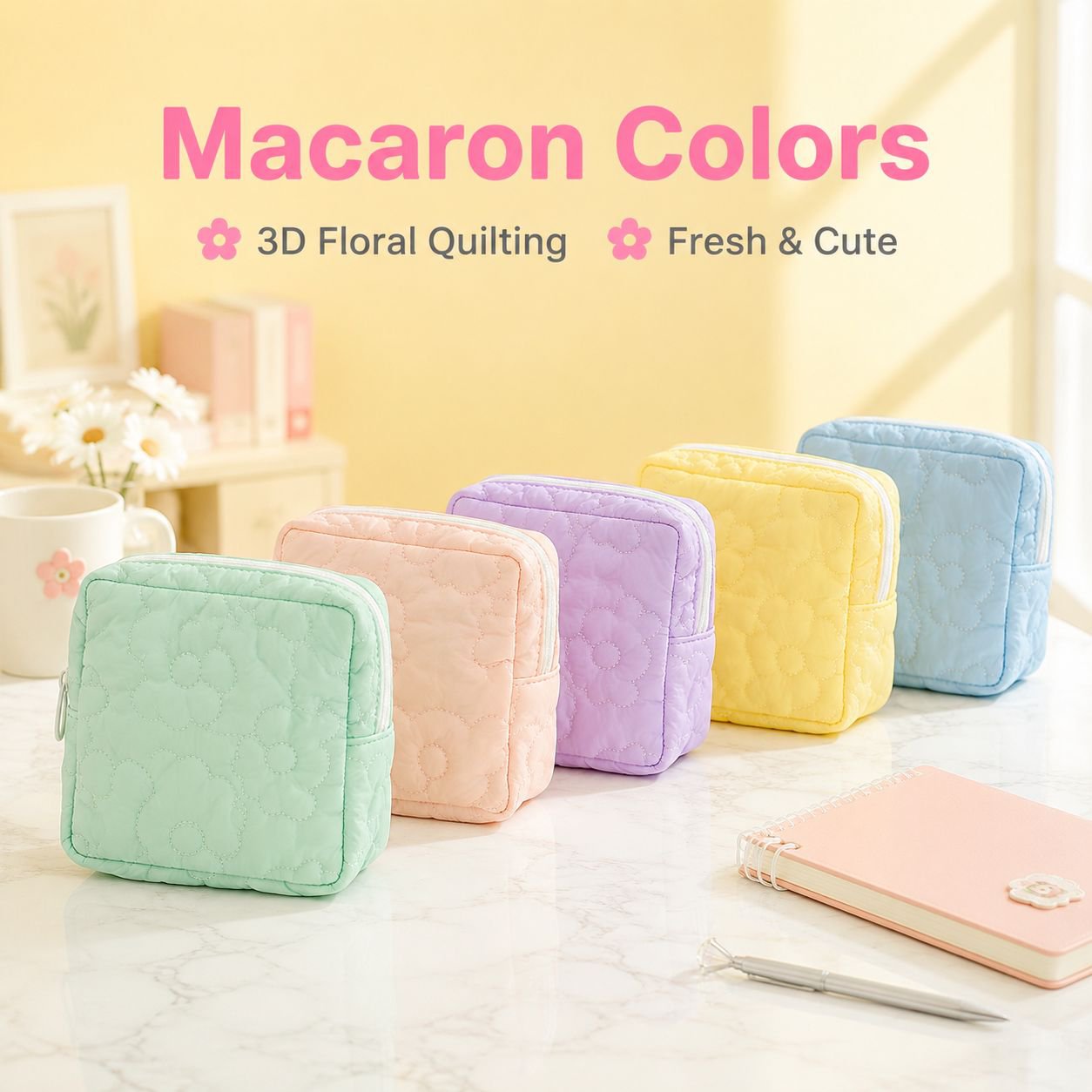 Multifunctional Girly Sanitary Napkin Pouch Coin Purse