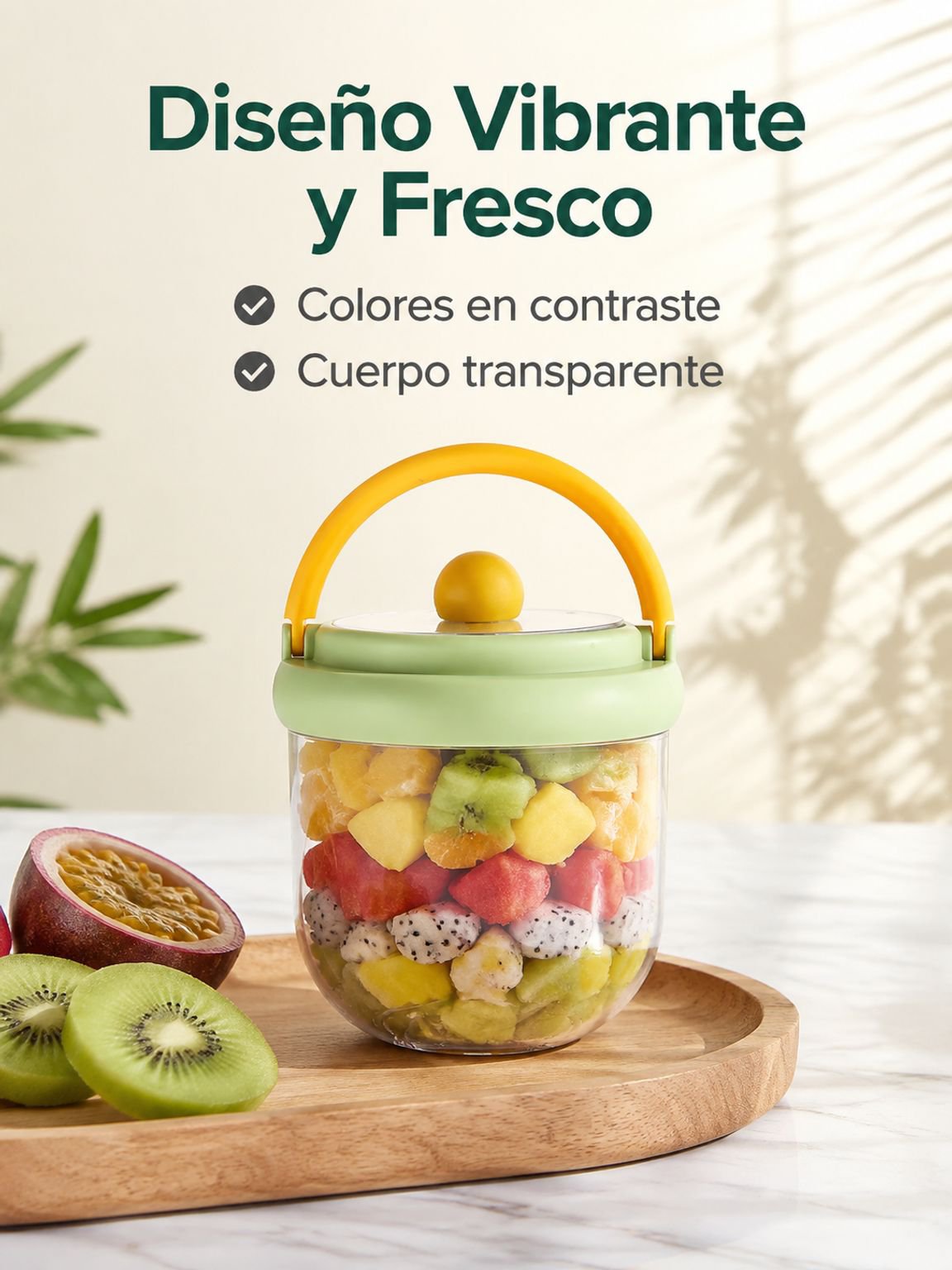 Taza de ensalada de frutas