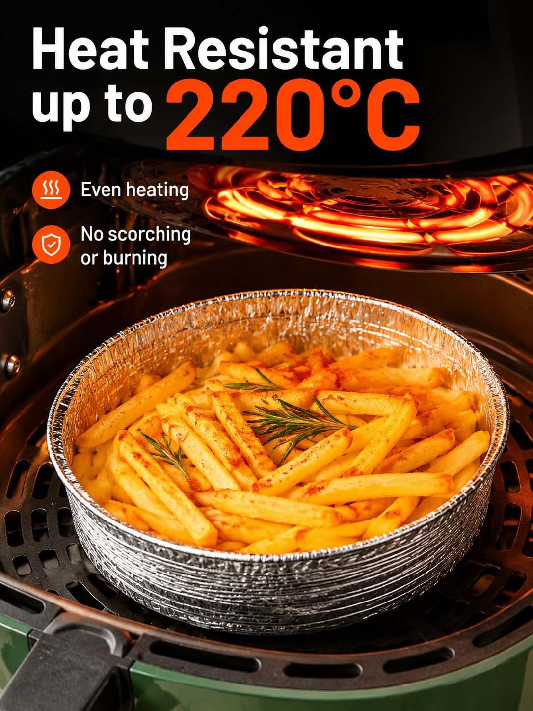 Air fryer special tinfoil tray
