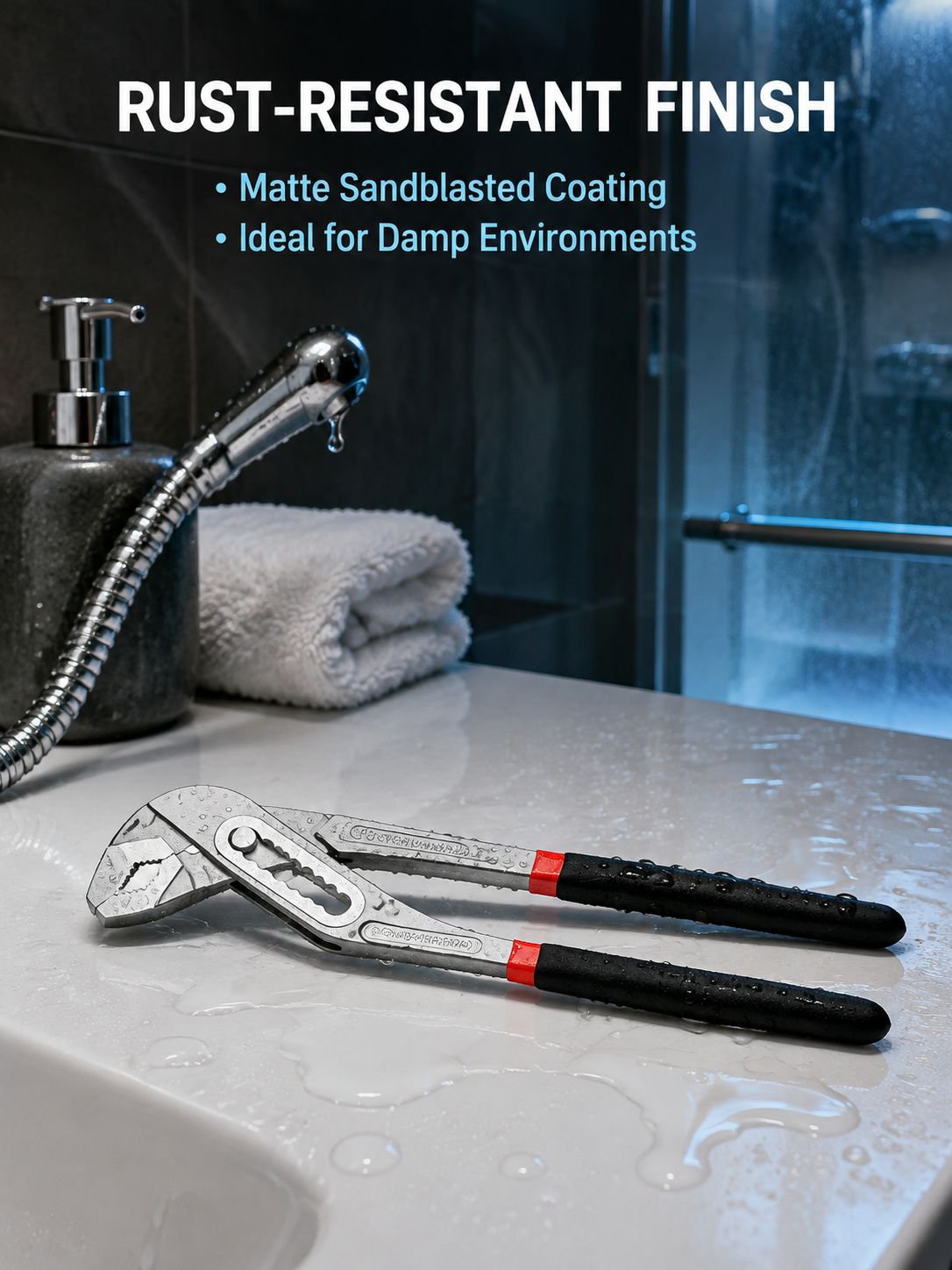 Large opening pliers wrench