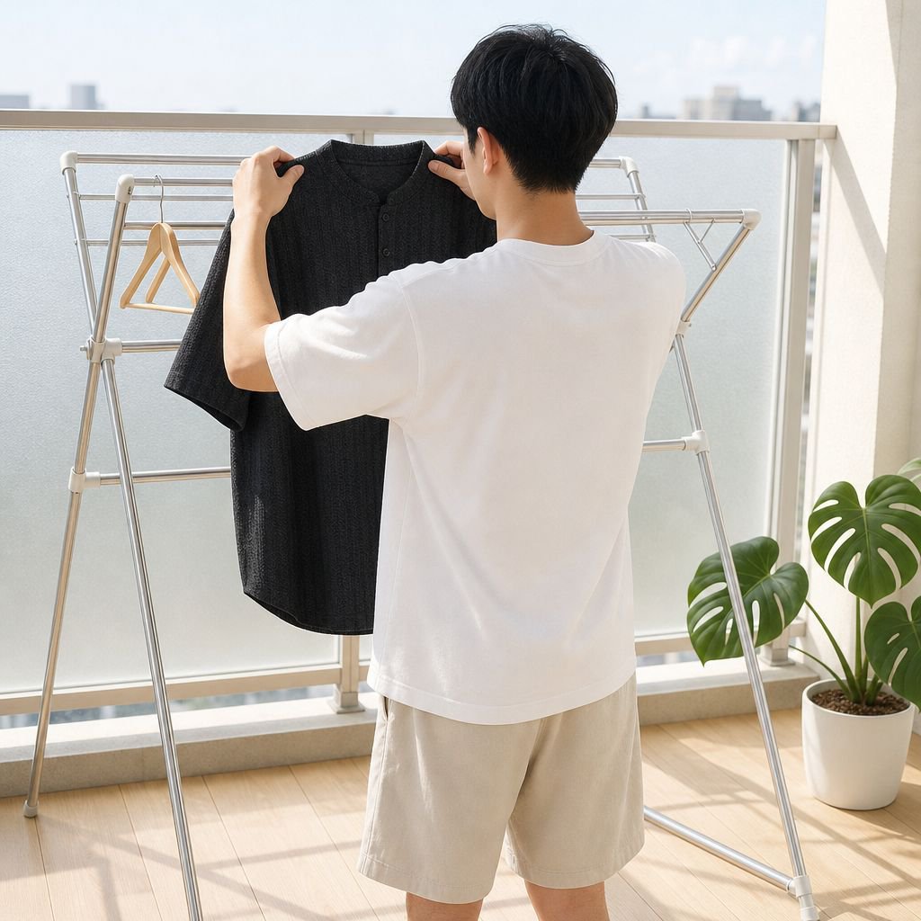 快適な着心地のメンズ夏用半袖Tシャツ