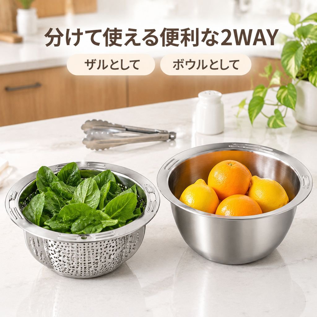 多機能家庭用水切りボウル