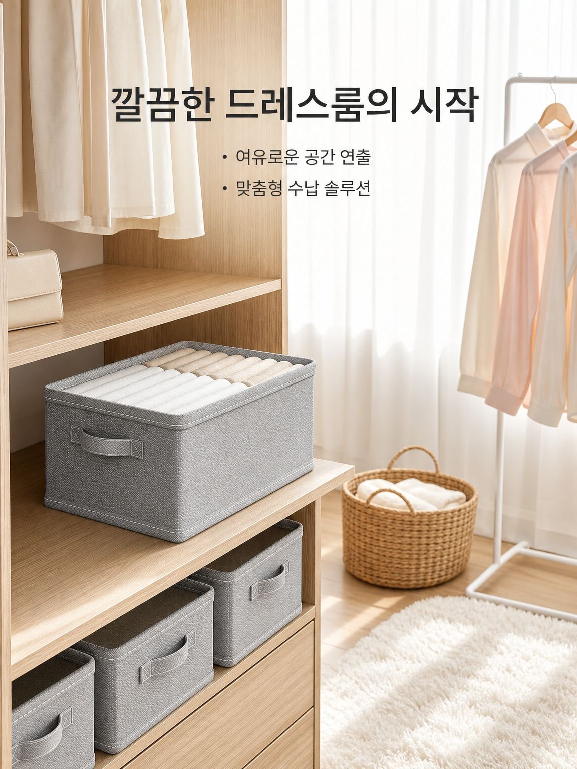 접이식 두꺼운 수납함