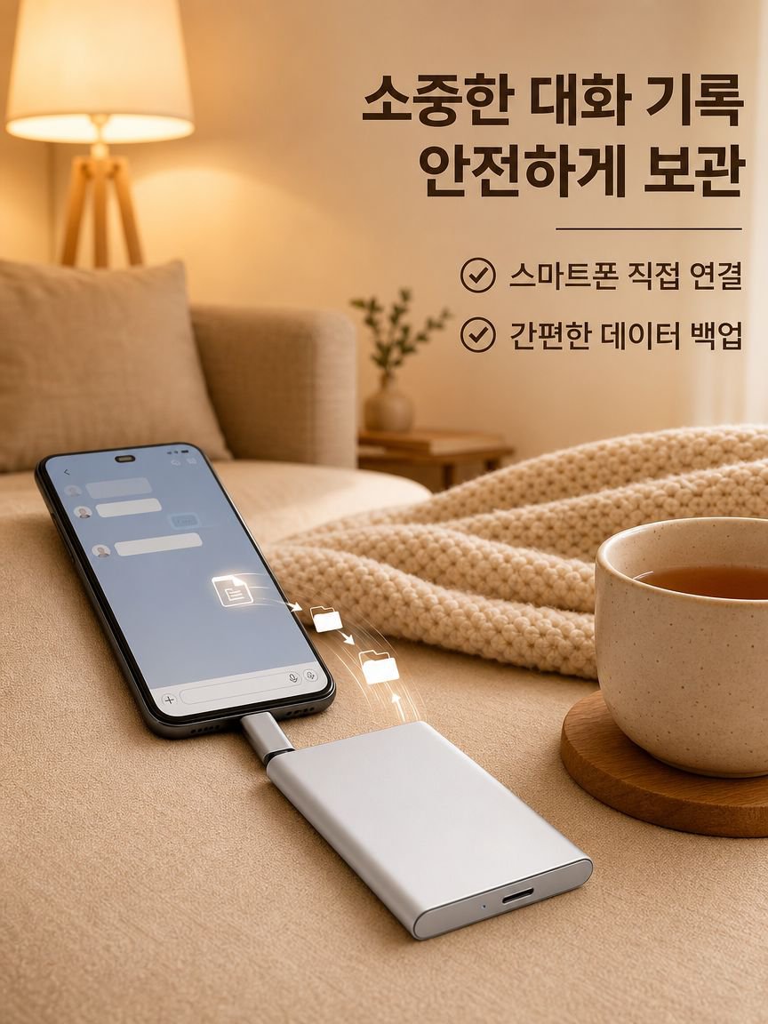 슬림 디자인의 SSD 측면 모습