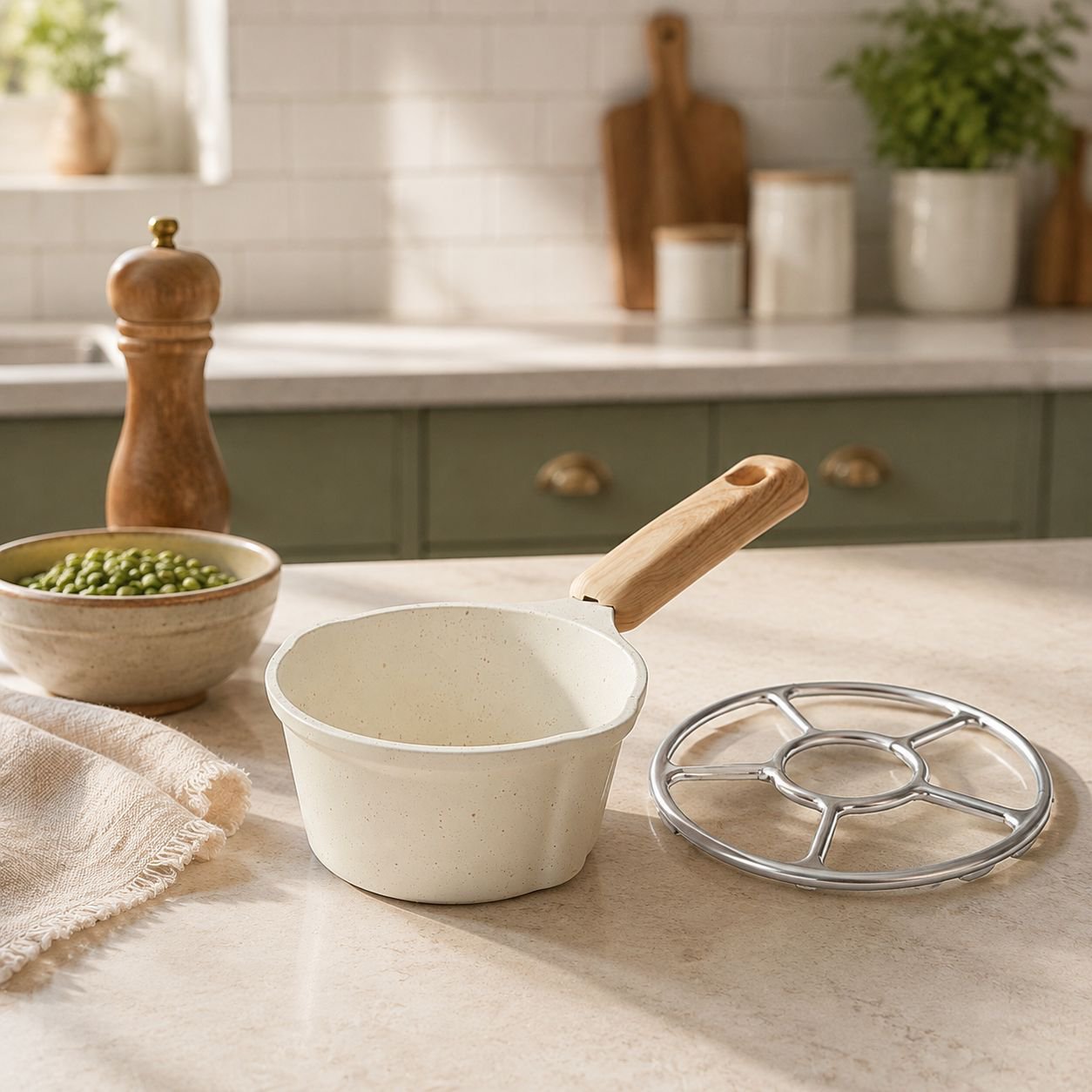 Multifunctional baby supplement nonstick milk pan