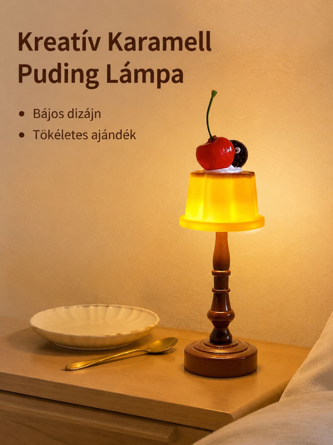 Születésnapi ajándék női éjjeli lámpa, hangulatlámpa, hálószobai alvólámpa, kreatív ajándék