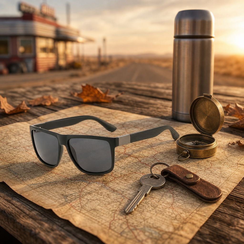 2026 New Men's Retro Polarized Sunglasses Driver's Glasses with UV Protection 8832