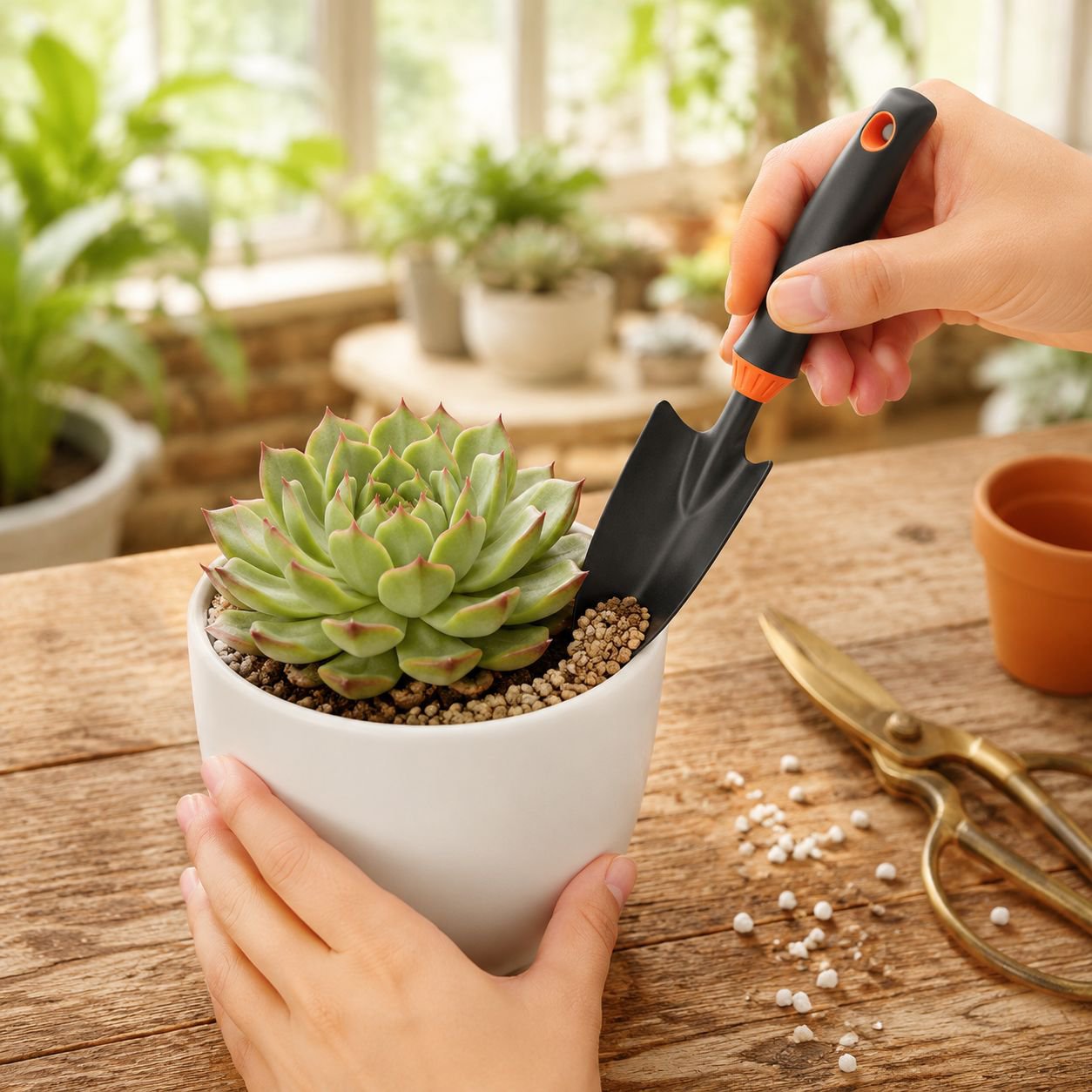 Mini palas resistentes para jardinería doméstica