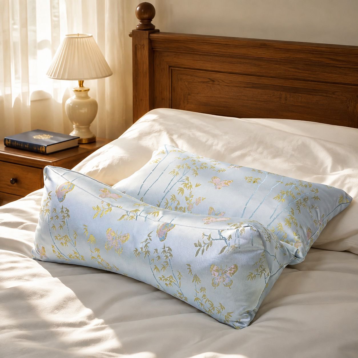 Adult Herbal Sleep Aid Detachable Electric Heated Cervical Pillow