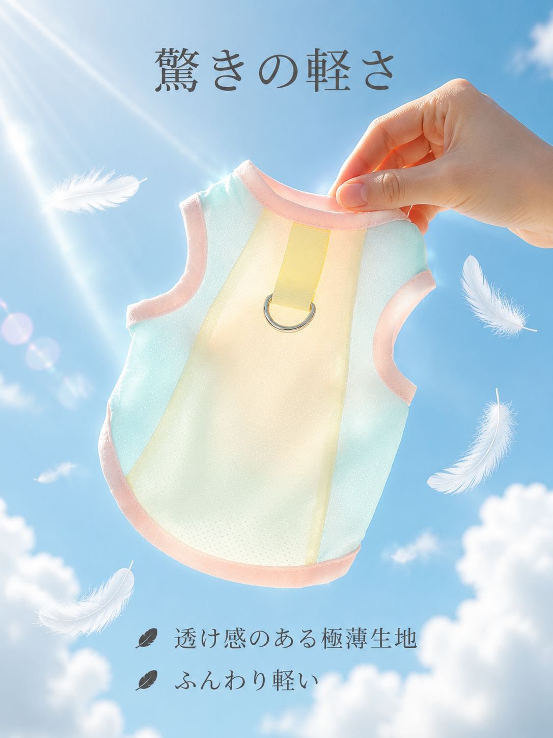 犬用薄手ベスト