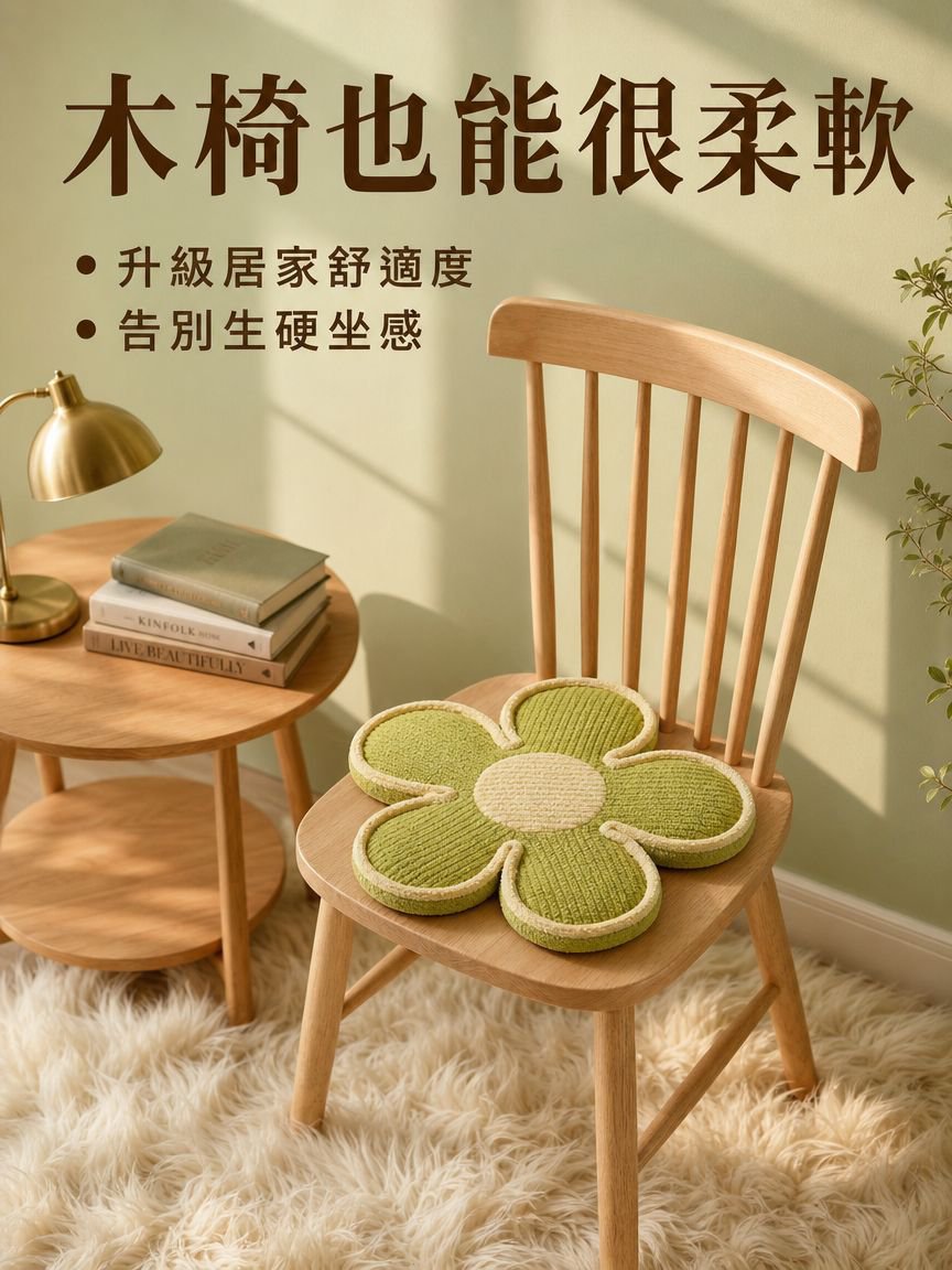 創意花型沙發坐墊