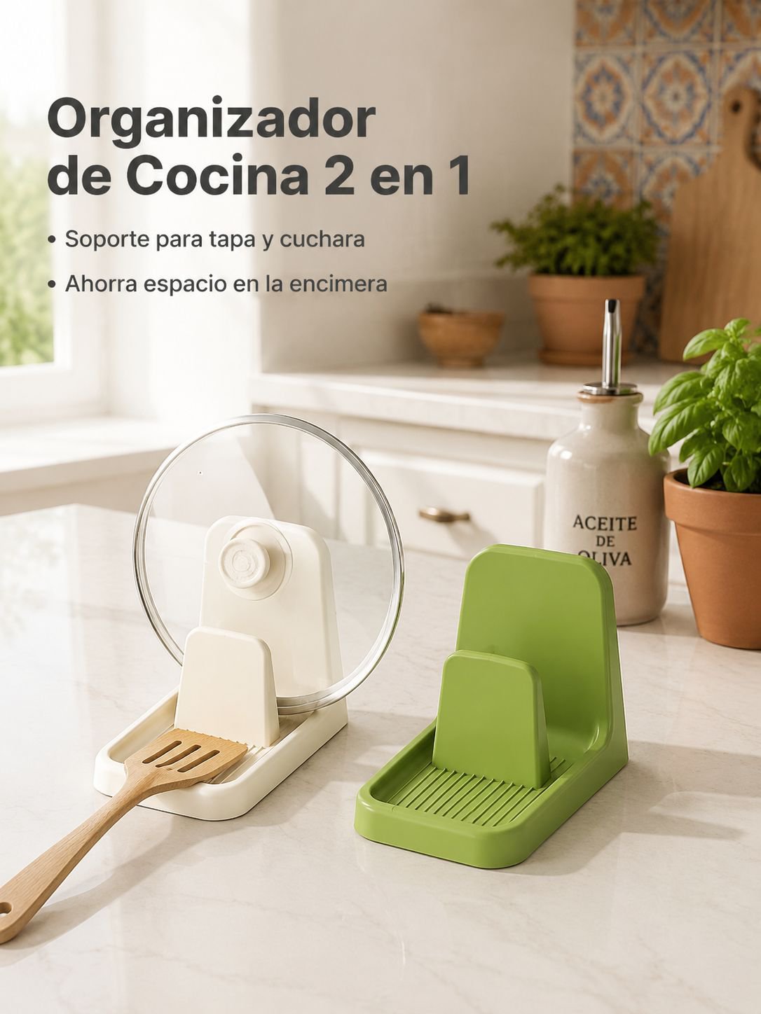 Estante para tapas de ollas de cocina