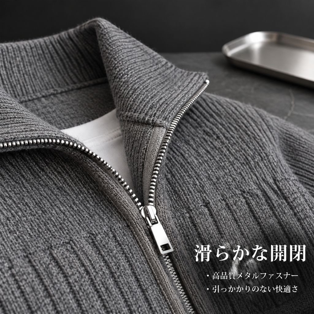 メンズ 秋冬用ニットカーディガン