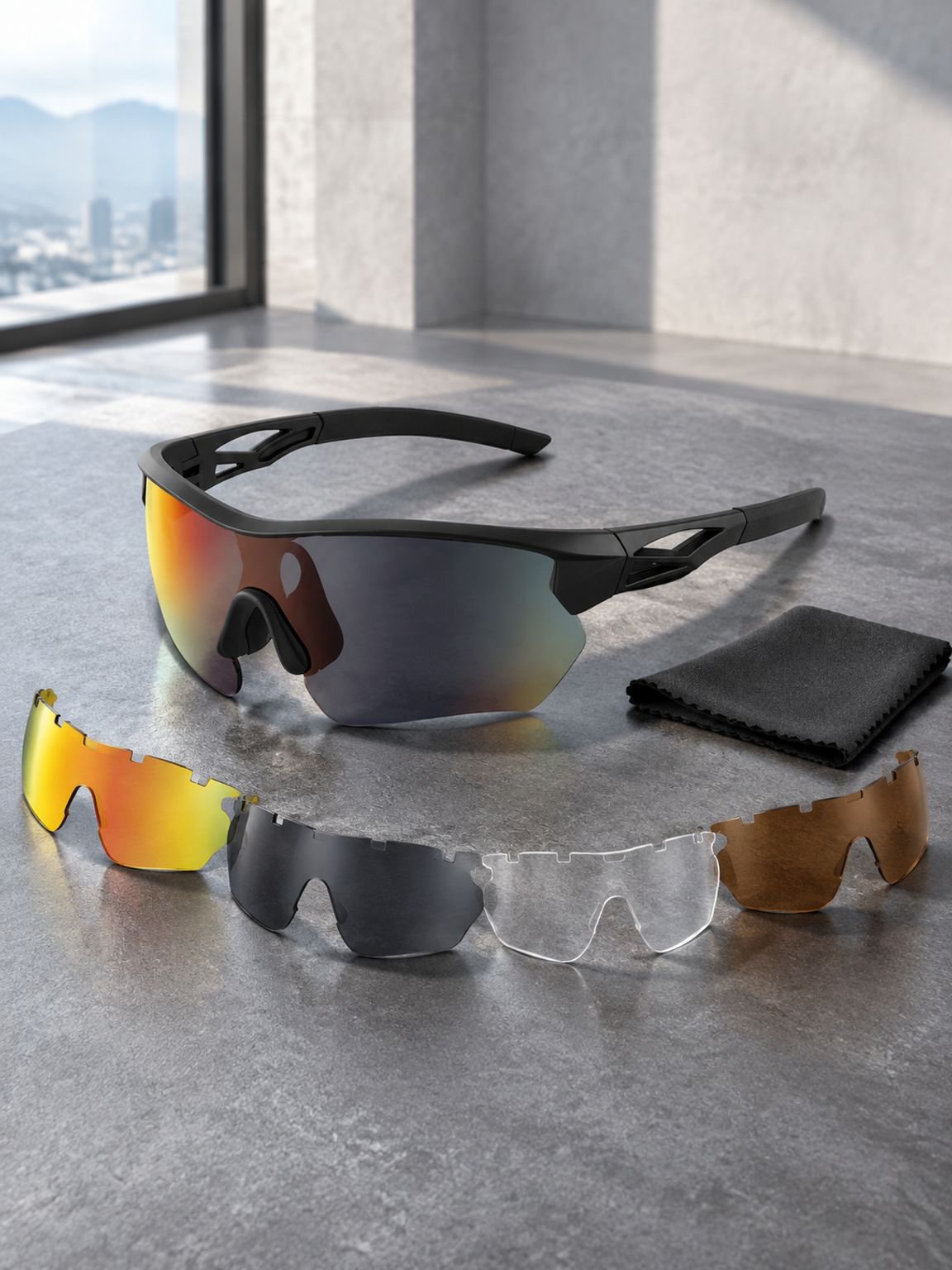 Lunettes de protection UV pour VTT et vélo de route