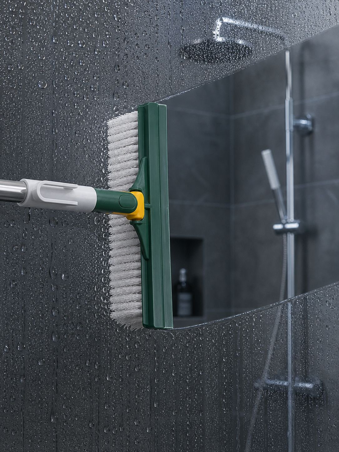 Gap cleaning brush for kitchen and bathroom