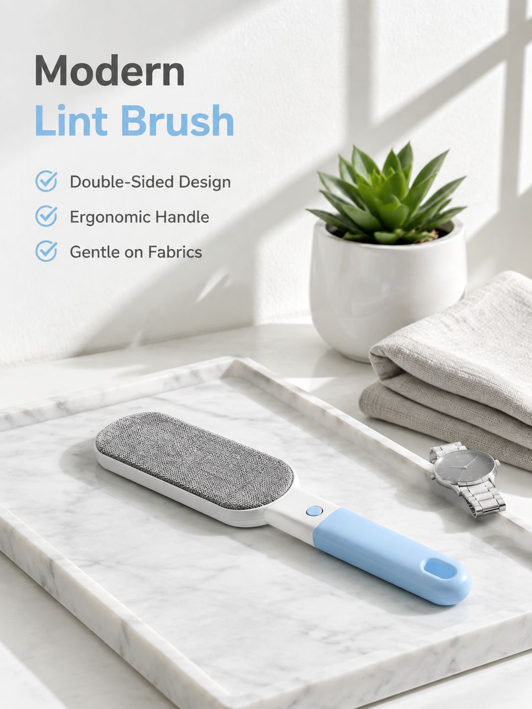 Double sided electrostatic brush