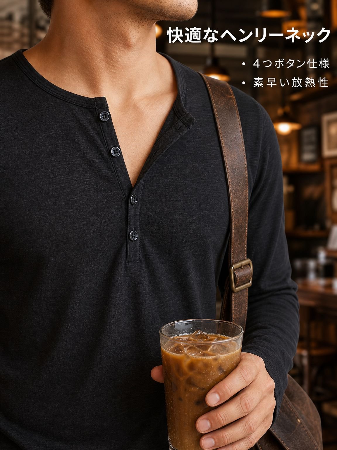 トレンドの着回し長袖Tシャツ