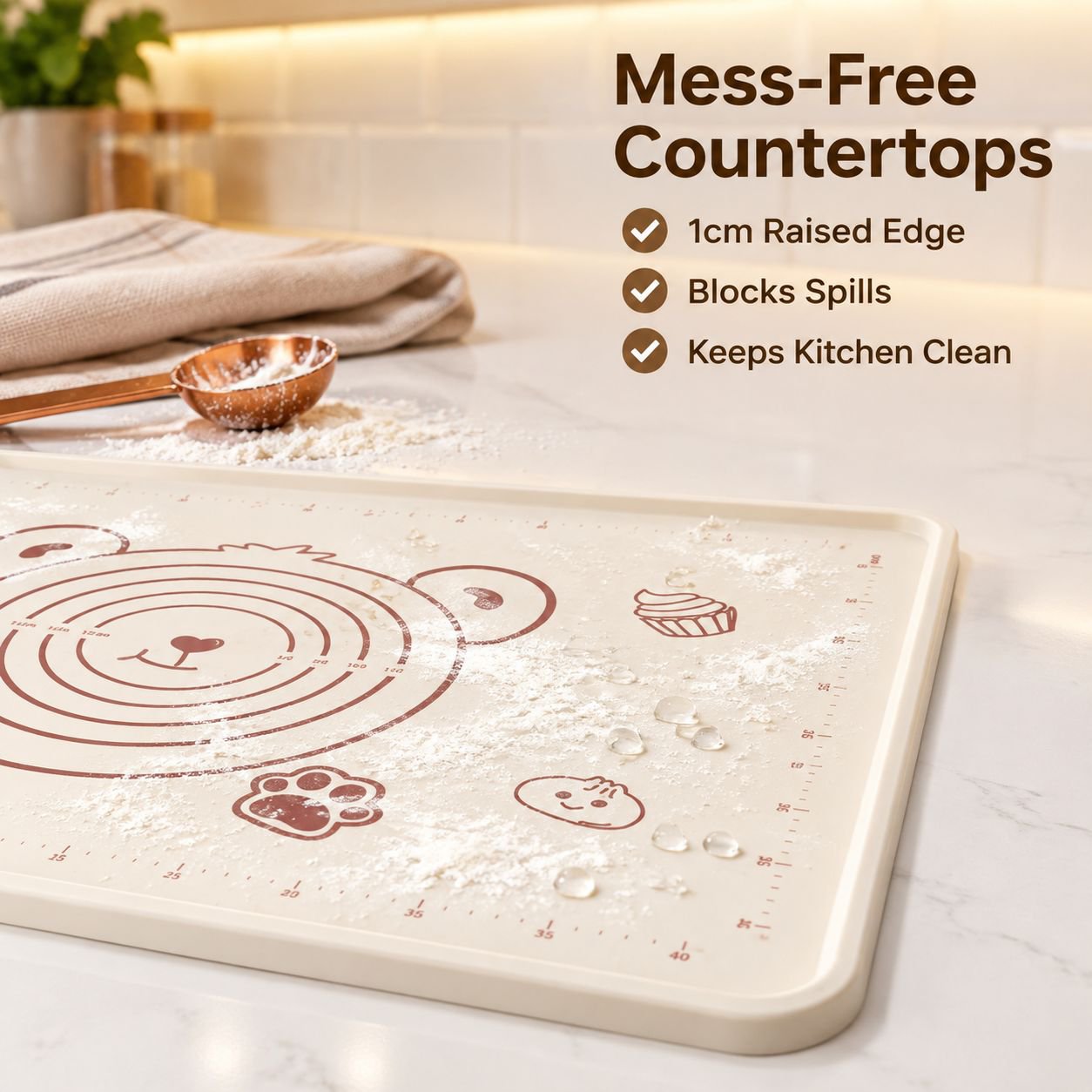 Non-slip Heat-resistant Food Grade Dough Mat