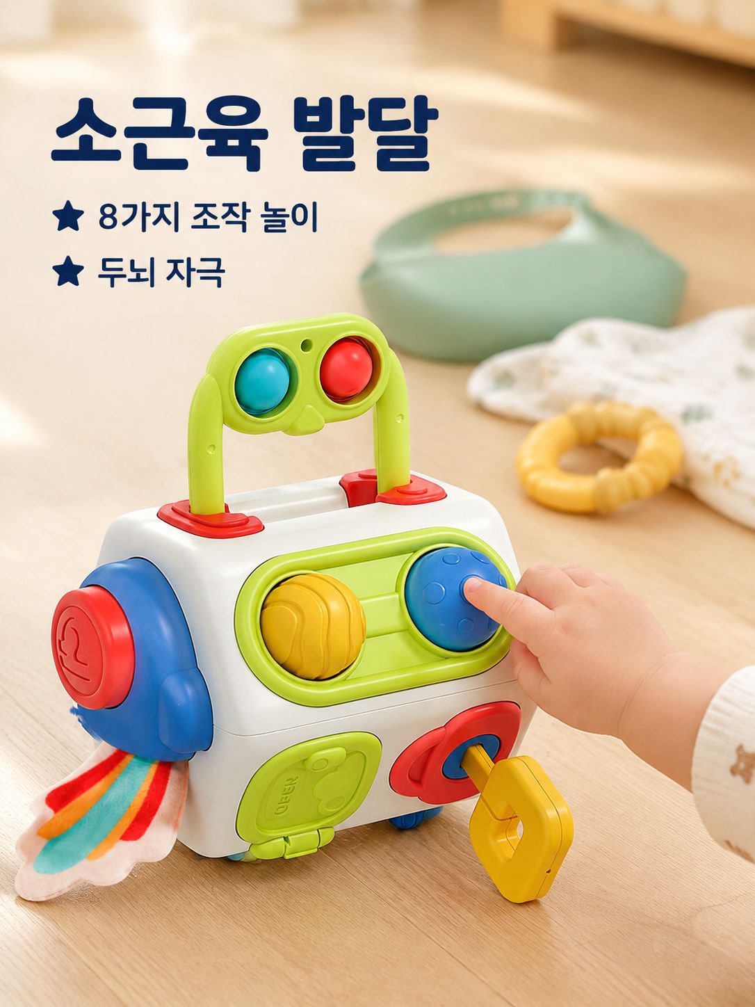 베이비 팔각형 다기능 발달 볼