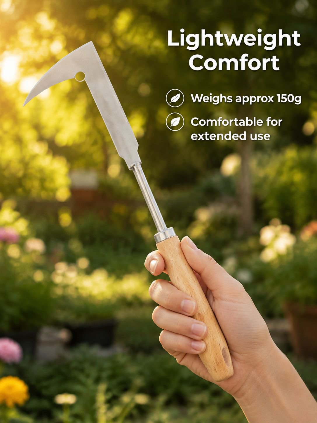 Easy-to-use manual weed remover for precise weeding
