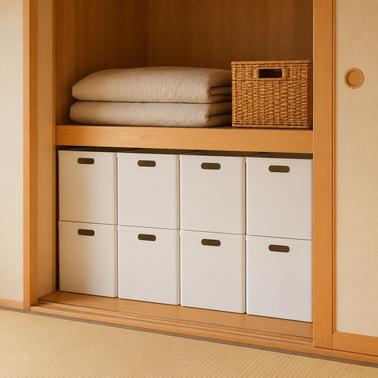 家庭用和風折りたたみ収納箱