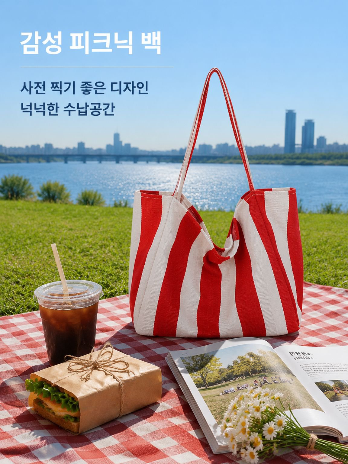 대용량 토트백