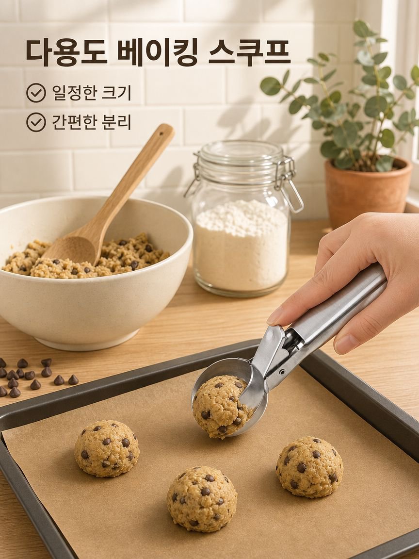 스테인리스 다용도 아이스크림 스쿱
