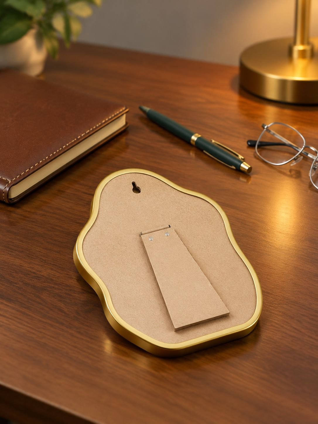 Cuadro decorativo de estilo crema para mesa o pared